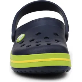 Crocs Kid's Crocband Clog Navy/Volt Green 20,5