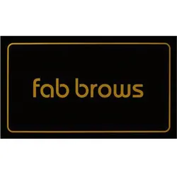 Fab Brows Window Sticker