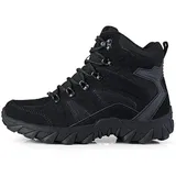 Aulande Herren Tactical Combat Boots Outdoor Militär Stiefel Wanderschuhe für Trekking Jagd Arbeitsstiefel Armee Training Combat Tactical, Schwarz 02, 46 EU - 46 EU