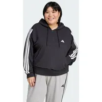 Adidas Essentials 3-Streifen Hoodie Schwarz/Weiß 3XL