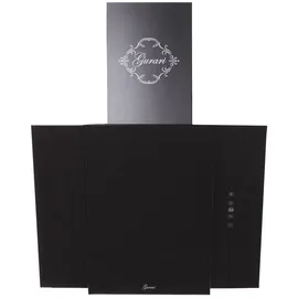 Gurari Induktions-Standherd E 913 RU BL+GCH S 171 90 BL PRIME, Retro Range Cooker 90 cm/ 121L+Dunstabzugshaube 90 cm - Schwarz/Silber