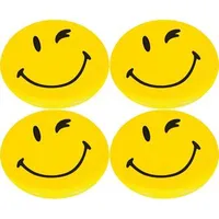 Franken Happy Magnets rund gelb