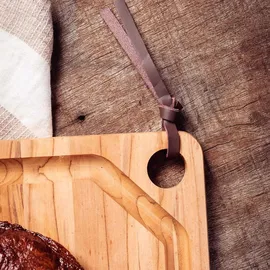 Tramontina Schneidebrett Servierbrett aus Teakholz