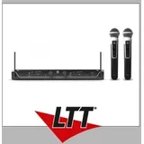 LD SYSTEMS U305 HHD 2 - Dual - Funkmikrofon System mit 2 x Handmikrofon dynamisch - 584 - 608 MHz