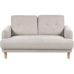 2-Sitzer Sofa Stoff taupe TUVE