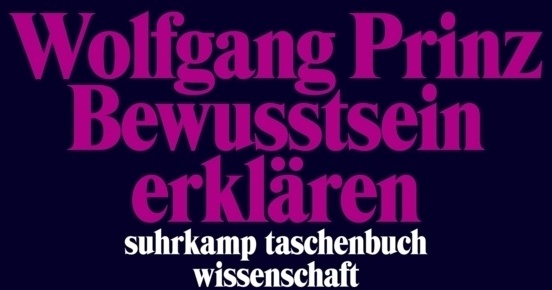 Bewusstsein Erklären - Wolfgang Prinz  Taschenbuch