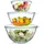 luxuskollektion Rührschüssel Set transparent 4,2 l / 2,5 l / 1 l 3-teilig