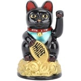 Greensen Maneki Neko Winkekatze, Batteriebetriebene winkelarm Glücksbringer Katze, niedliche Glückskatze Dekofigur für Schreibtisch Wohnaccessoires Dekoration 4,5 Zoll