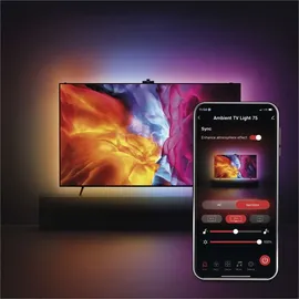 EMOS Smarte TV Hintergrundbeleuchtung 189 cm 24 W RGBIC 660 lm