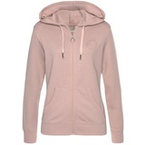 Bench. Loungewear Bench. Kapuzensweatjacke »mit Logostickerei«, rosa