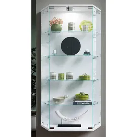 VCM Hängevitrine Benila 83 x 17 x 114 cm Weiß