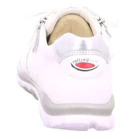 Gabor Sneaker Low Damen Weiß/Silber 41