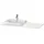 Duravit Happy D.2 Plus 130x55cm, m 1 AS, B li, Nord we s-matt