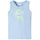 vidaXL Tanktop Kinder-Tanktop Hellblau Melange 116 blau