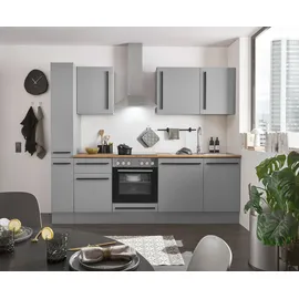 BASIC by Balculina Winkelküche L-Form 250 cm grau