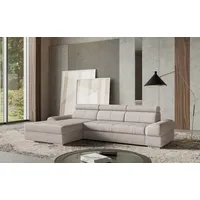 sit&more Ecksofa »Broadway L-Form«, inklusive Kopfteilverstellung, wahlweise mit Bettfunktion