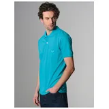 Trigema Poloshirt Polohemd mit Brusttasche«, Gr. 5XL, azur, , 71085141-5XL