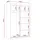 lookway Schiebetürenschrank Camaro II 150 x 215 x 59 cm Weiß