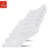 SNOCKS FÜSSLINGE Damen & Herren aus Bio-Baumwolle WEISS 39-42 L
