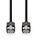 Nedis Cat 6 Kabel RJ45 Stecker F/UTP m rund | LSZH / Anthrazit