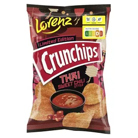 CHIPS Lorenz Crunchips Thai Sweet Chili Style Kartoffelchips Packung 130g