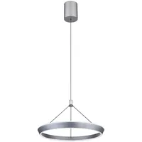 GLOBO LED-Pendelleuchte 67316 titanfarbig grau Silikon Aluminium Metall H/D: