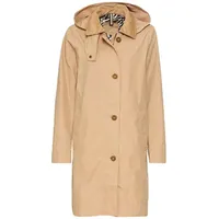CAMEL ACTIVE Trenchcoat aus gewachster Baumwolle in Caramell |