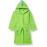 Playshoes Unisex Kinder Fleece-Bademantel Dino, 86/92