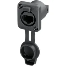 Neutrik etherCON TOP airtight Einbaubuchse IDC NE8FDIS-TOP Buchse, Einbau Schwarz 1St.