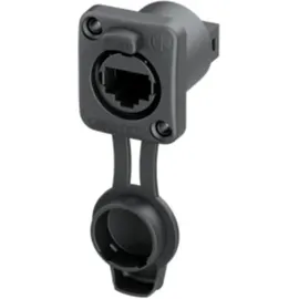 Neutrik etherCON TOP airtight Einbaubuchse IDC NE8FDIS-TOP Buchse, Einbau Schwarz 1St.