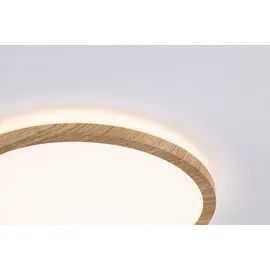 Paulmann Atria Shine 1 rund 29,3 cm Holzoptik