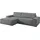 OTTO home Ecksofa Cord 2-Sitzer Grau
