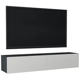 doporro Lowboard TV Schrank Wohnzimmer Fernsehtisch TV-Tisch Modern TV-Lowboard F02 160 cm x 30 cm x 40 cm