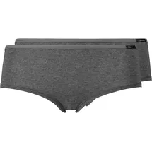 SKINY Damen Panty, Vorteilspack - Slip, Pants, Cotton Stretch, Basic Grau L