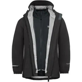Jack Wolfskin Iceland 3in1 Jacke Schwarz 116