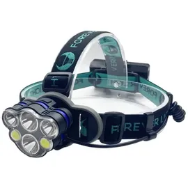 Forever Light T6 2x 10W LED + 2x 3W 500lm 1200mAh Scheinwerfer Kopflampe Sitrnlampe Camping Schalter LED Headlamp Kopflicht