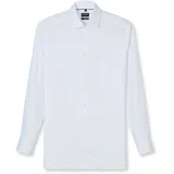 Olymp Businesshemd OLYMP Luxor, modern fit, Herren, Gr. 44, N-Gr, weiß, 100% Baumwolle, Hemden