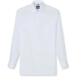 Olymp Businesshemd OLYMP Luxor, modern fit, Herren, Gr. 44, N-Gr, weiß, 100% Baumwolle, Hemden