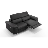 2Sitzer Couch 2er Sofa mit Funktion VENOSA - schwarz