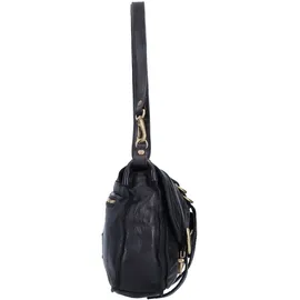 Campomaggi Schultertasche Leder Schwarz