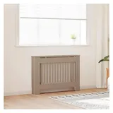 vidaXL Heizkörperabdeckung 2 pcs Braun 112 x 19 x 81,5 cm