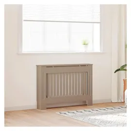 vidaXL Heizkörperabdeckung 2 pcs Braun 112 x 19 x 81,5 cm