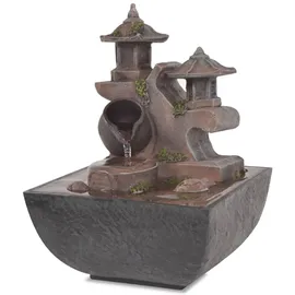 vidaXL Zimmerbrunnen mit LED Polyresin