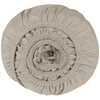 SCHIESSER Spannbettlaken Jessi Baumwolle 150 x 200 - 160 x 200 cm silberfarben