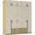Rauch Wäscheschrank GAMMA 226 x 248 x 54 cm Eiche artisan/Champagner