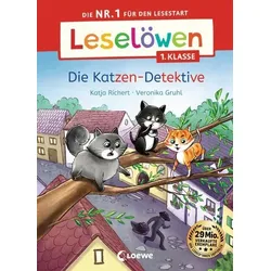 LOEWE VERLAG 978-3-7432-1504-7 Leselöwen 1. Klasse - Die Katzen-Detektive