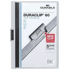Durable Schnellhefter Duraclip 60 A4 Grau