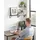 VASAGLE Wandregal 30 x 12 x 11 cm Braun-Schwarz