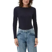 S.Oliver Longsleeve mit Rippstruktur Navy 46