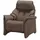 HIMOLLA Relaxsessel 4217 Leder 96 x 107 x 91 cm Braun mit Kopfteil